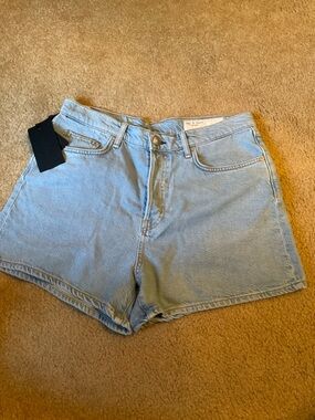 Rag & Bone High Rise Denim Shorts. Sz. 31 NWT